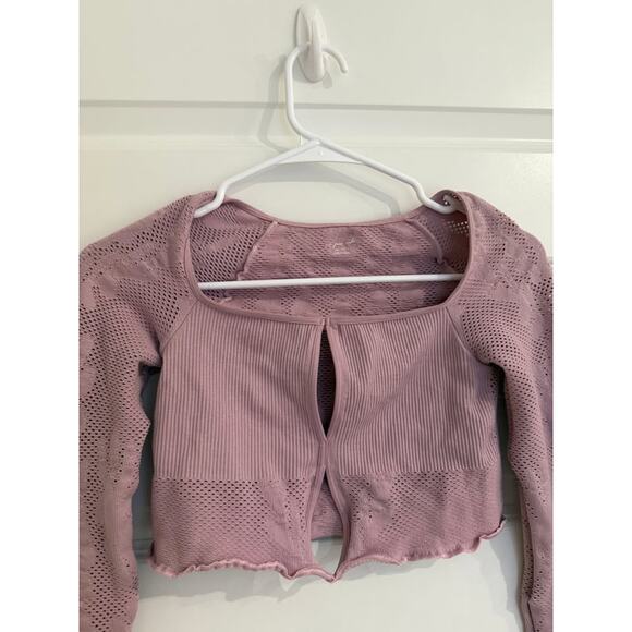 NWT Urban Outfitters Henley Seamless Crop Top - Picture 3 of 8